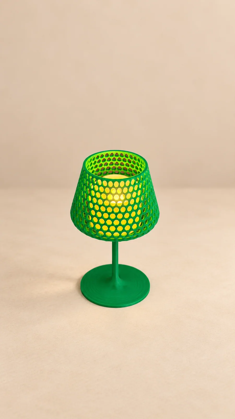 Calice luminoso traforato personalizzabile